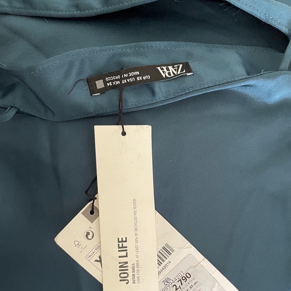 Zara Special Edition Draped Midi Dress - Picture 7 of 10